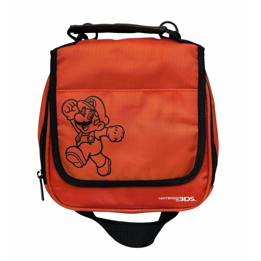 Nintendo DS 3DS Super Mario Power A Travel Case Carrying Bag Red